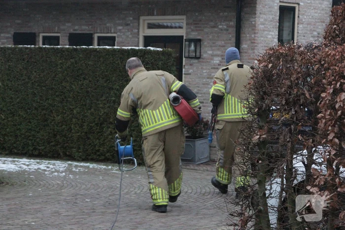 Kelder van woning vol water