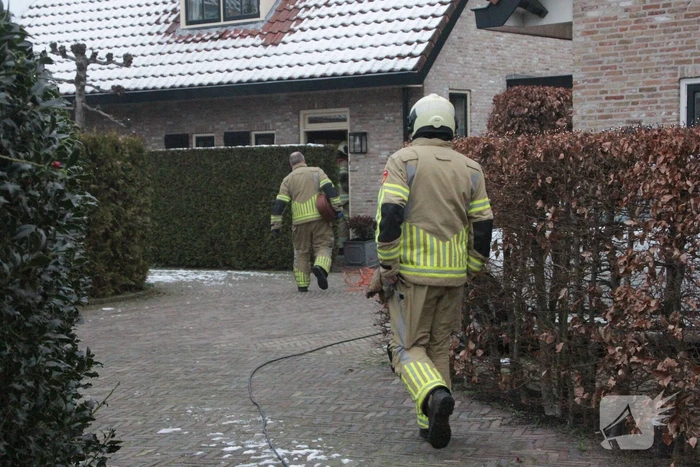 Kelder van woning vol water