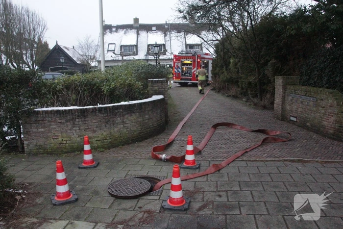 Kelder van woning vol water
