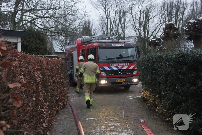 Kelder van woning vol water