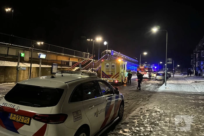 Persoon gewond na brand in woning