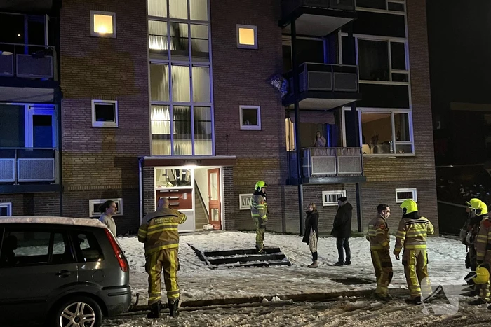 Persoon gewond na brand in woning