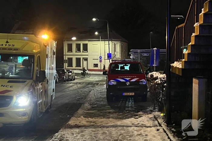 Persoon gewond na brand in woning