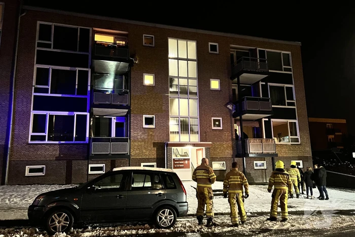 Persoon gewond na brand in woning