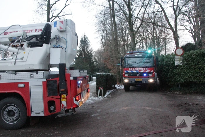 Middelbrand in vrijstaande villa