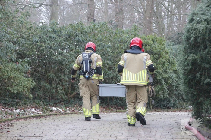 Middelbrand in vrijstaande villa