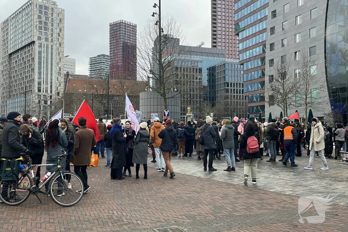 Demonstratie tegen racisme en fascisme