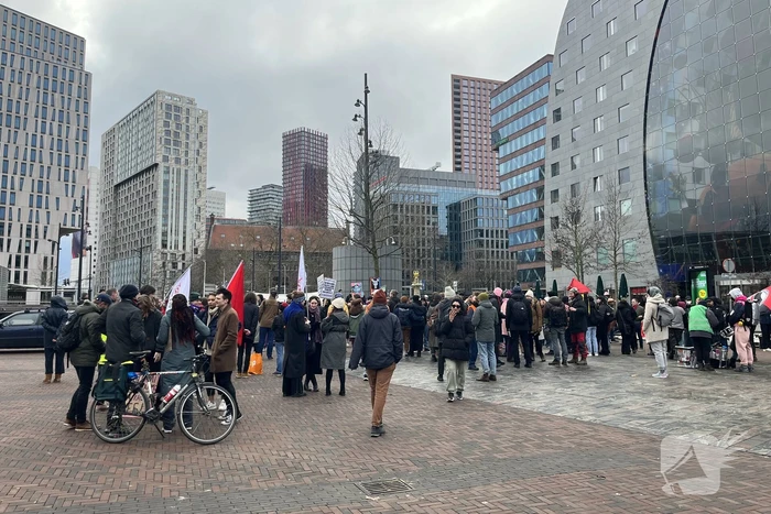 Demonstratie tegen racisme en fascisme