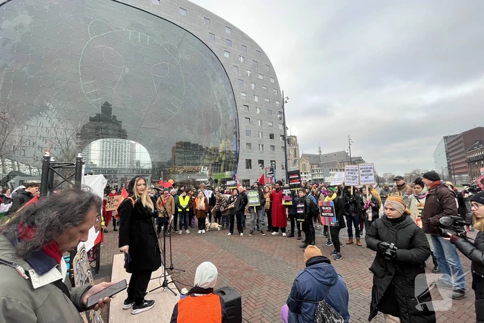 Demonstratie tegen racisme en fascisme