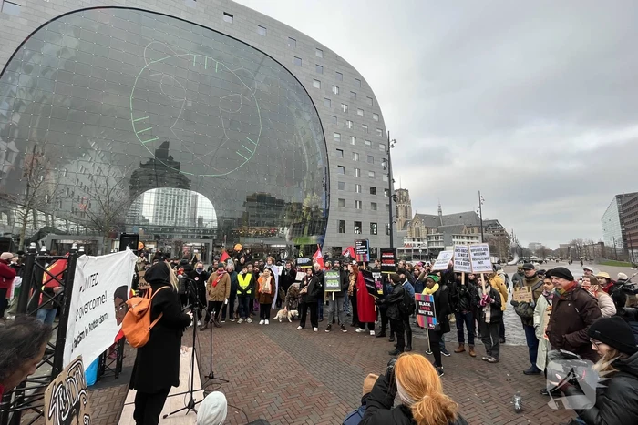 Demonstratie tegen racisme en fascisme
