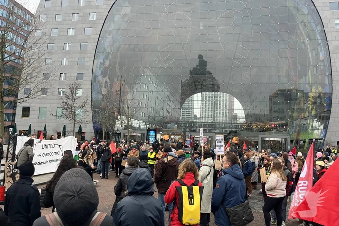 Demonstratie tegen racisme en fascisme