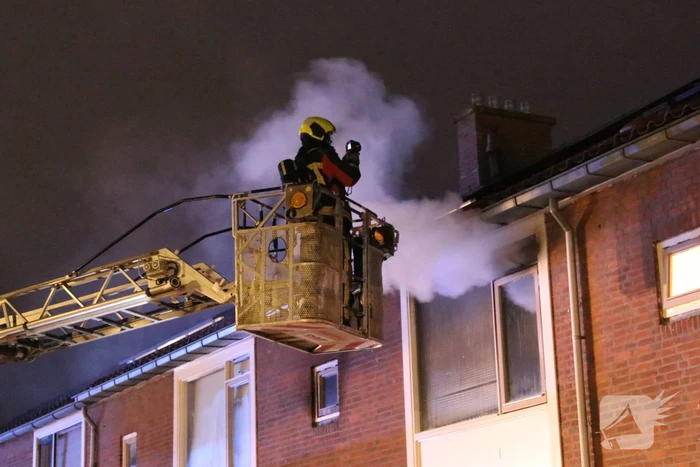 Twee gewonden bij woningbrand