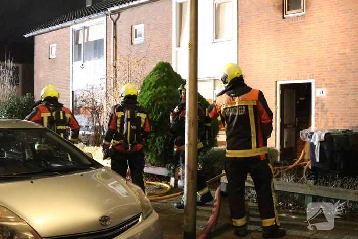 Twee gewonden bij woningbrand
