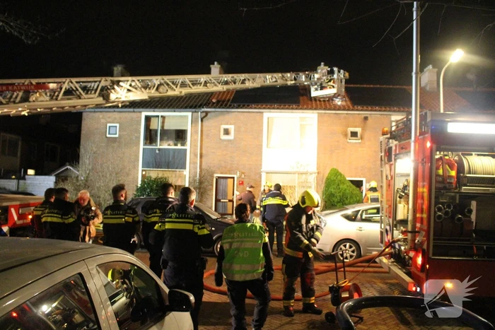 Twee gewonden bij woningbrand