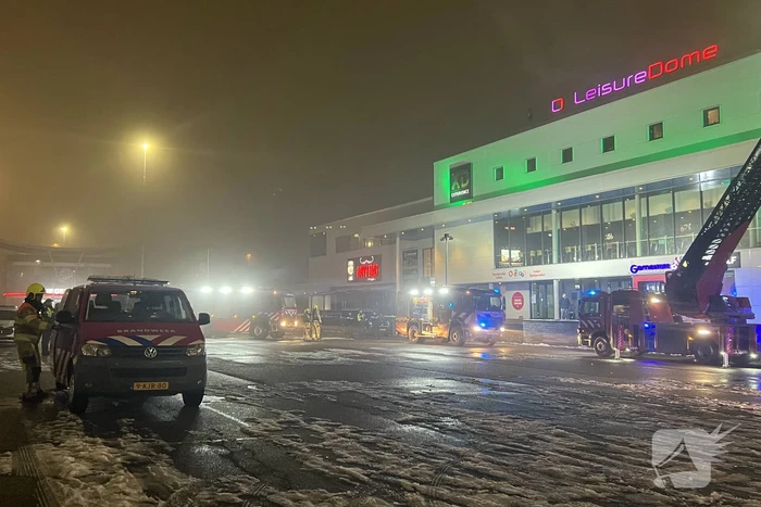 Veel rookontwikkeling bij brand in bowlingcentrum