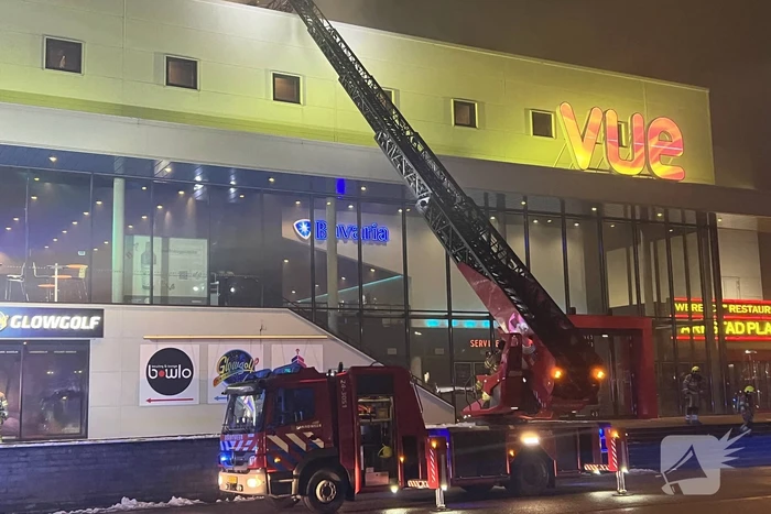 Veel rookontwikkeling bij brand in bowlingcentrum