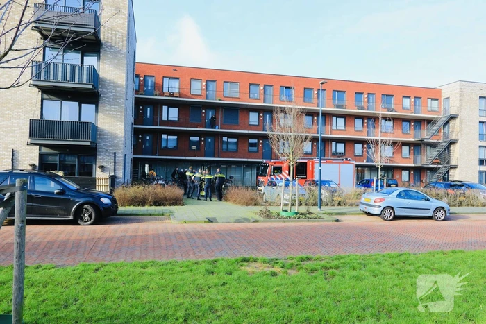 Kelderbox vol rook door vuurwerk