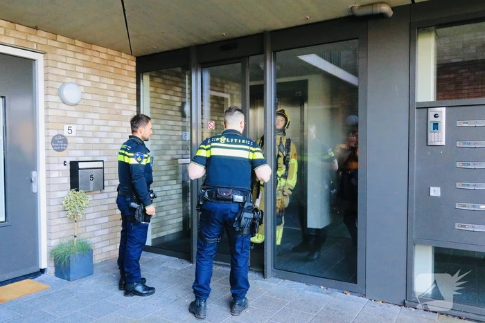 Kelderbox vol rook door vuurwerk