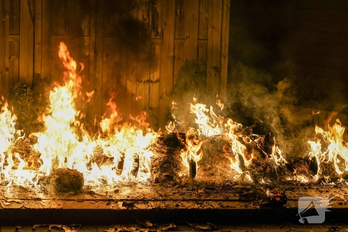 Kliko verwoest door brand