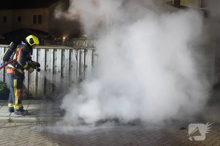 Kliko verwoest door brand