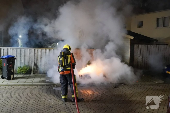 Kliko verwoest door brand
