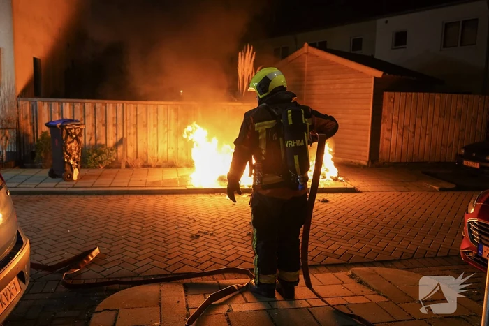 Kliko verwoest door brand