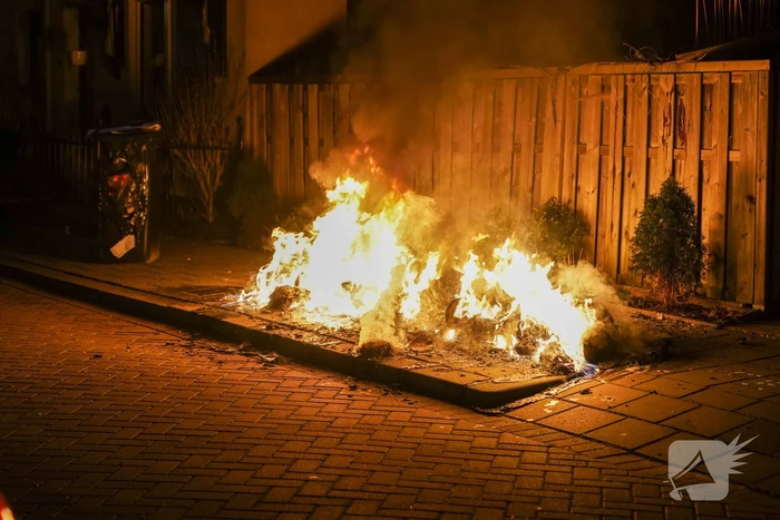 Kliko verwoest door brand