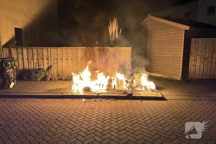 Kliko verwoest door brand