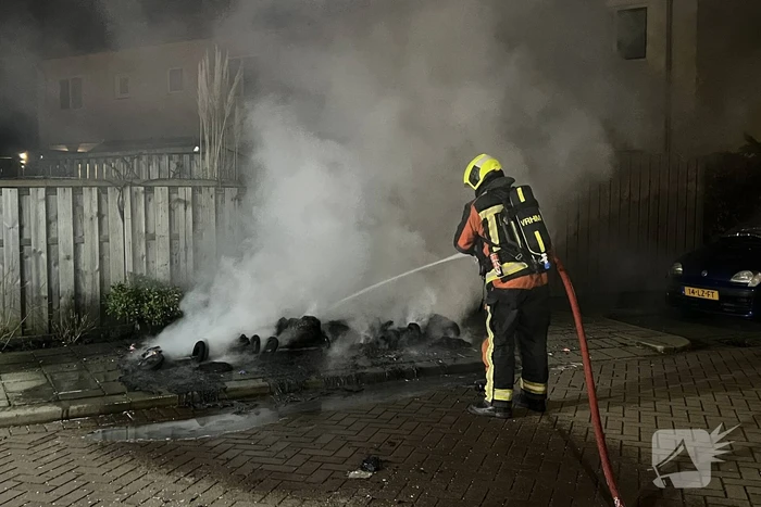 Kliko verwoest door brand