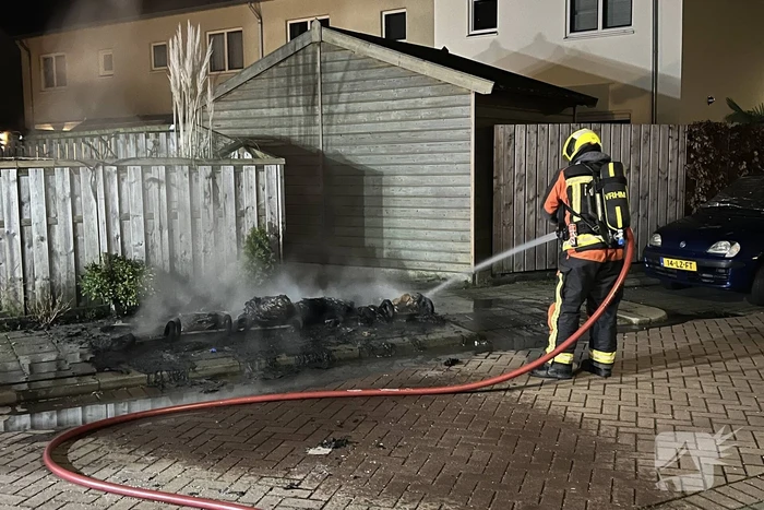 Kliko verwoest door brand