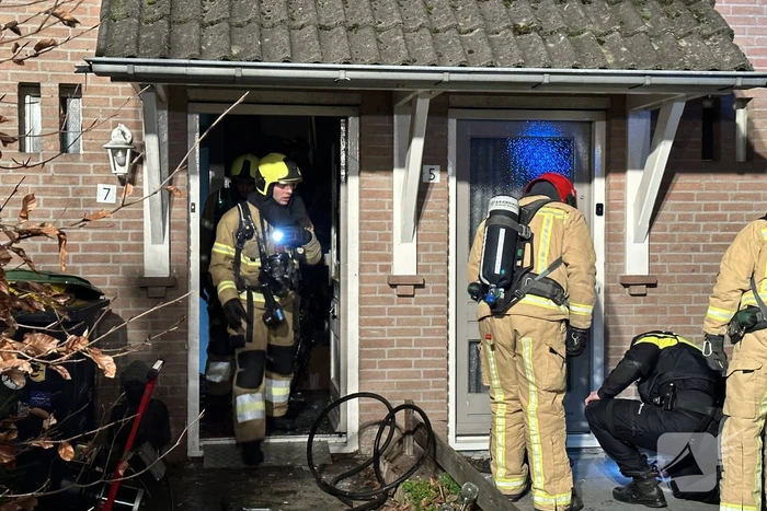 Aanhouding bij woningbrand