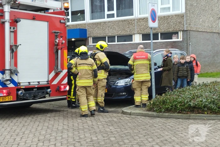 Veel bekijks bij brandweer inzet