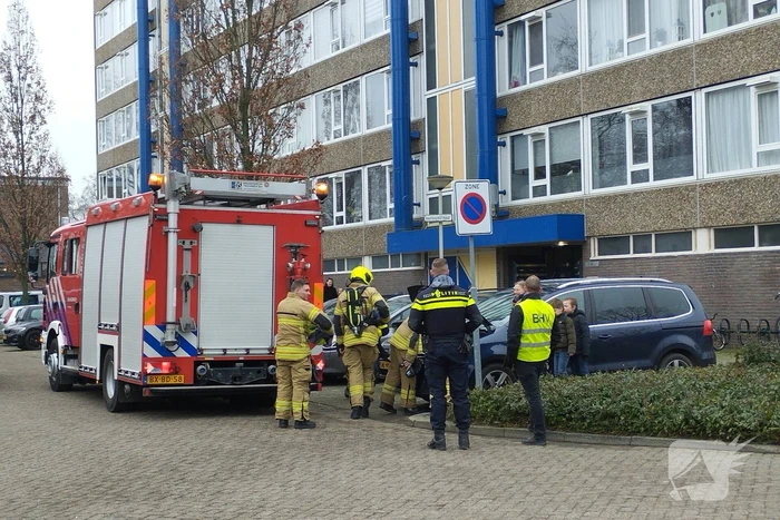 Veel bekijks bij brandweer inzet