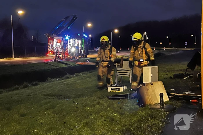 Foodtruck compleet uitgebrand