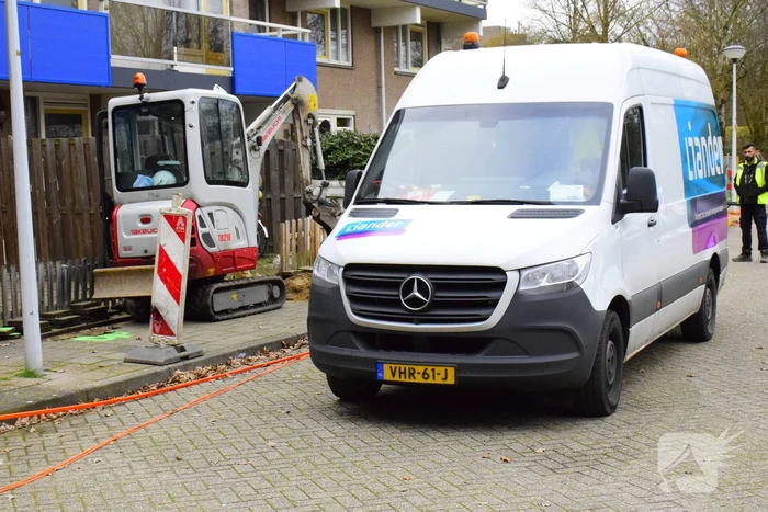 Wederom gasleiding geraakt bij aanleg van glasvezel