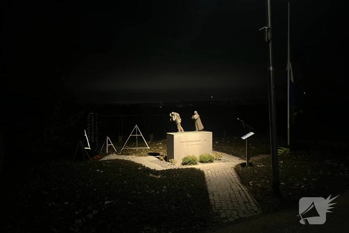 Herdenking slachtoffers watersnoodramp