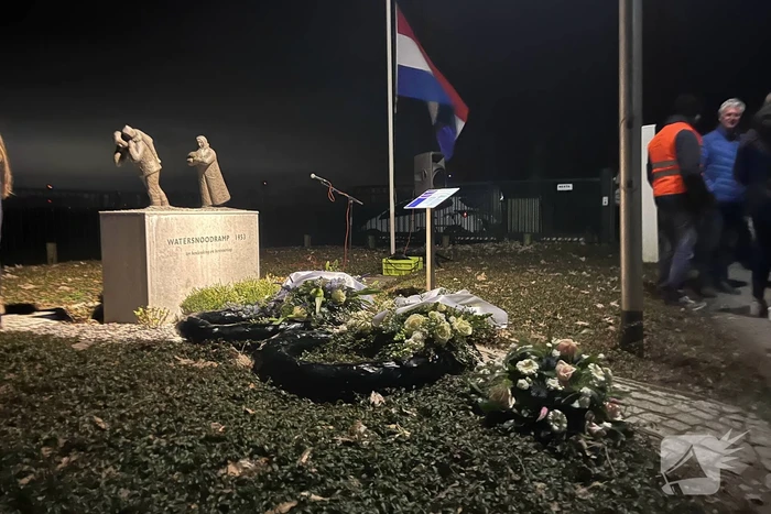 Herdenking slachtoffers watersnoodramp