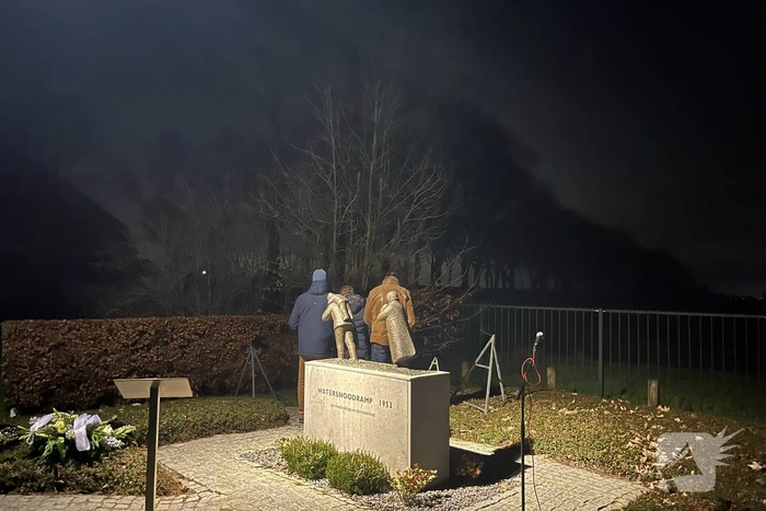 Herdenking slachtoffers watersnoodramp