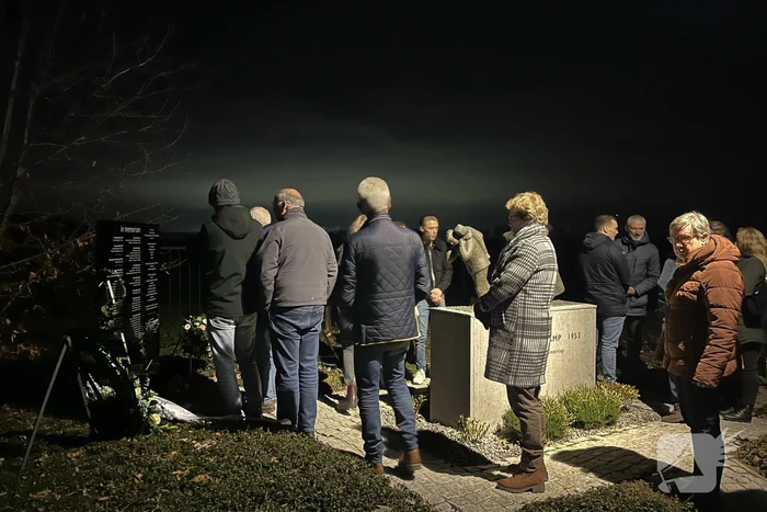 Herdenking slachtoffers watersnoodramp