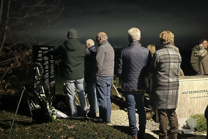 Herdenking slachtoffers watersnoodramp
