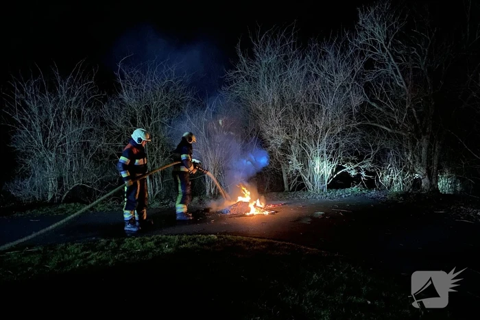 Buitenbrand snel onder controle