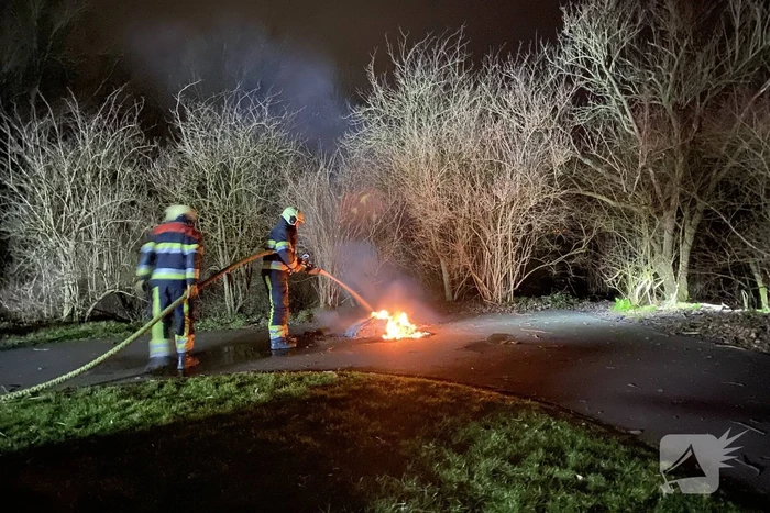 Buitenbrand snel onder controle