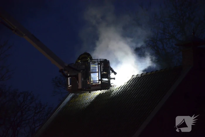 Flinke schade aan dak door brand