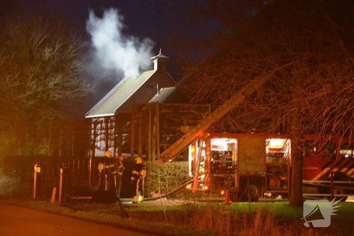 Flinke schade aan dak door brand
