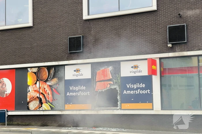 Winkelcentrum ontruimd vanwege brand