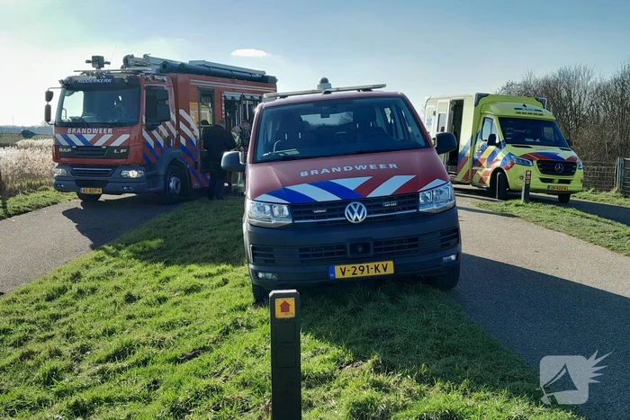 Veel inzet na aantreffen fiets langs het water