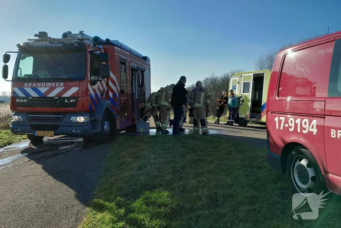 Veel inzet na aantreffen fiets langs het water
