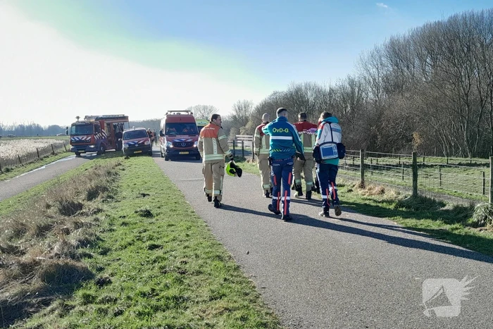 Veel inzet na aantreffen fiets langs het water