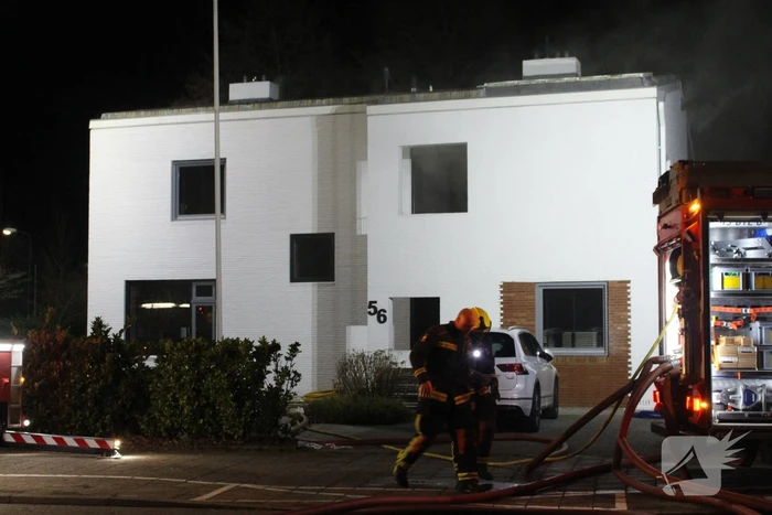 Schoorsteenbrand tijdig geblust
