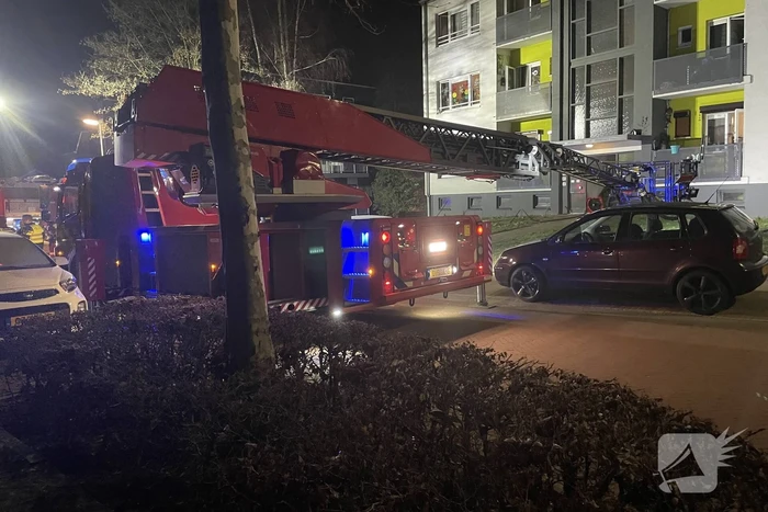Brand in appartement snel gedoofd